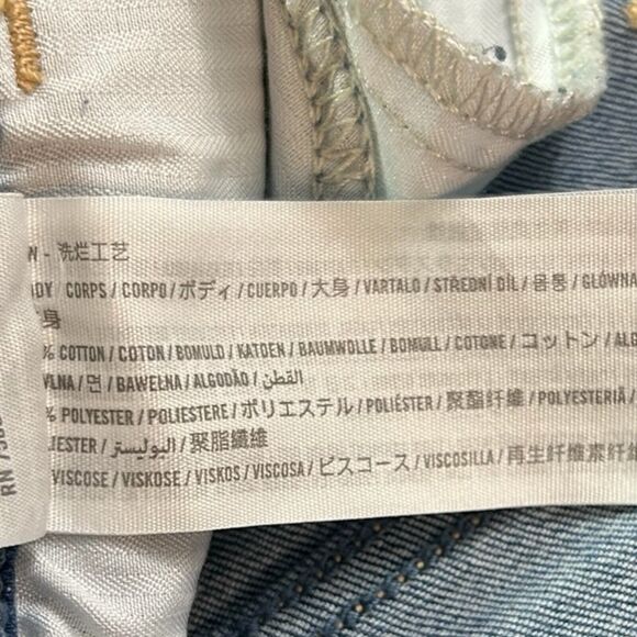 Hollister High Rise Vintage Flare Hollister Denim Jeans Patchwork 0R W24/L32 - Picture 13 of 13